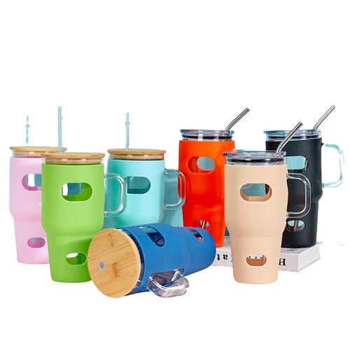 Vaso de agua de vidrio para automóvil de 32 oz