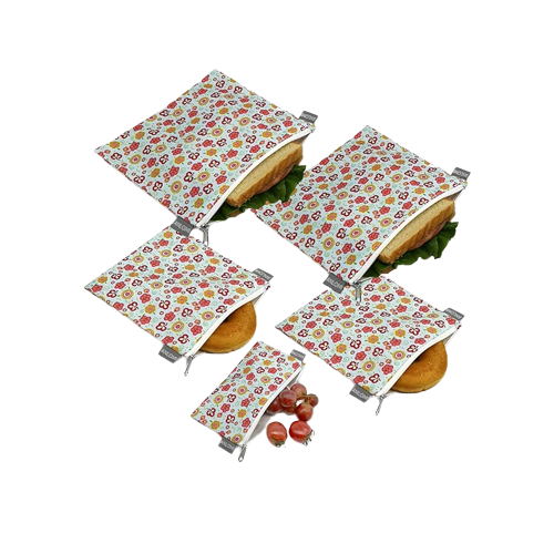 Bolsa reutilizable para refrigerios personalizada