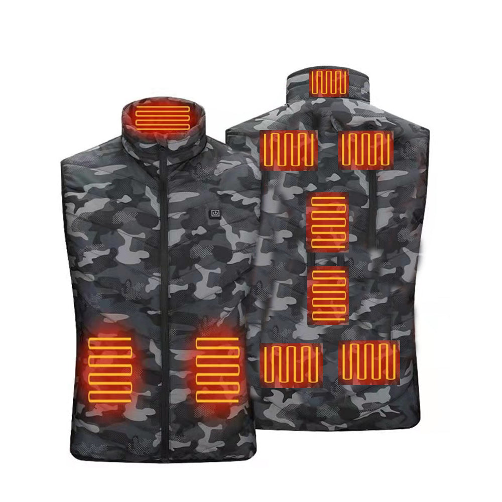 Gilet chauffant sans chapeau avec batterie externe