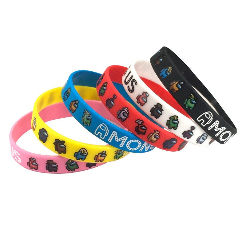 Bracelet en silicone pour adulte en couleur