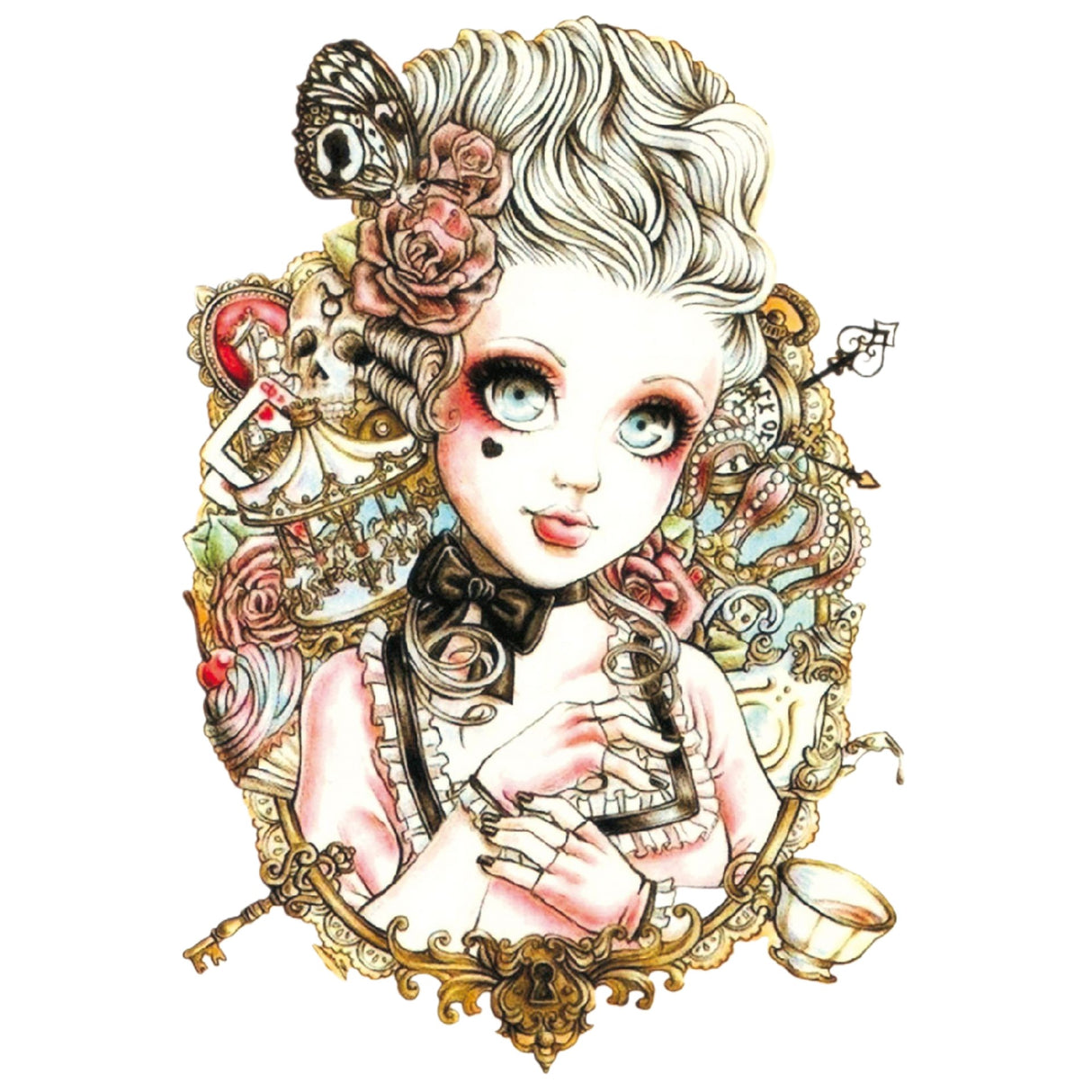 Feuilles de tatouage temporaire en couleur