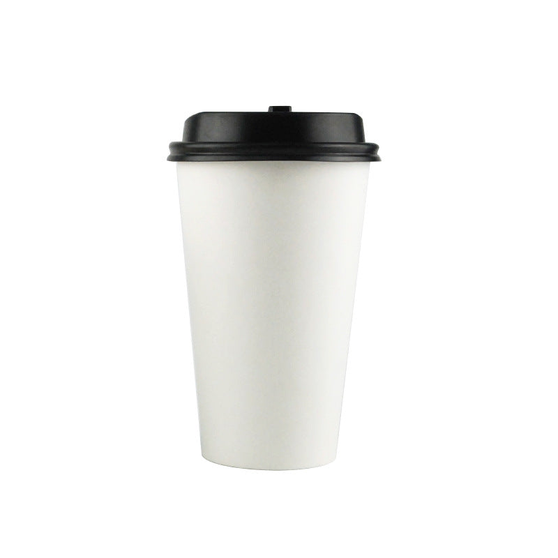 Vaso de café de papel de 6 oz con tapa