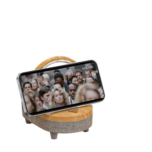 Altavoz y teléfono inalámbricos con carga Qi de 15 W