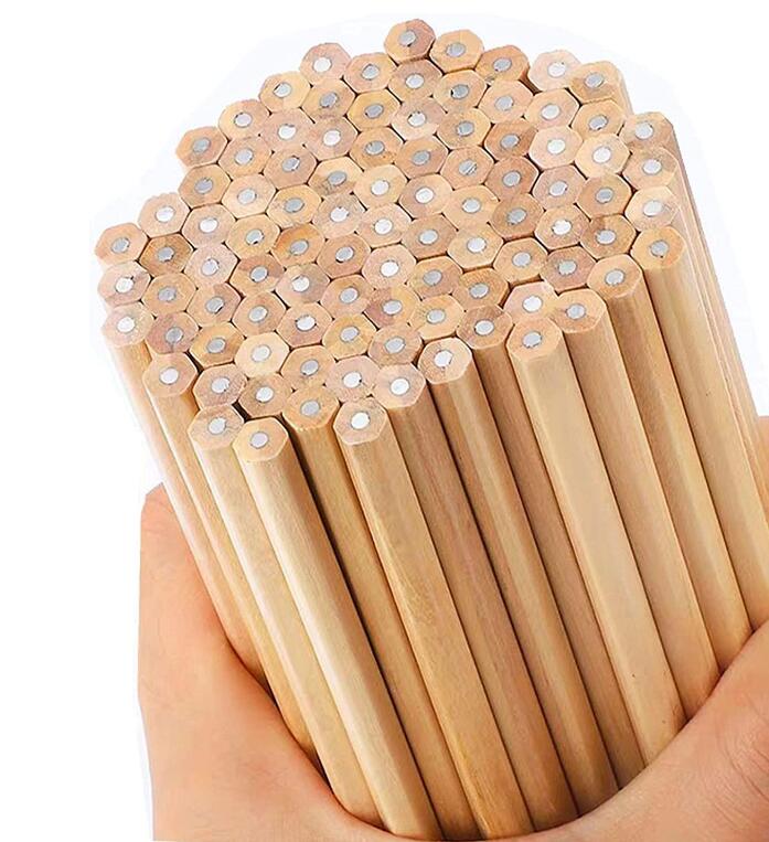 Natural Wood Unvarnished Craft Pencil