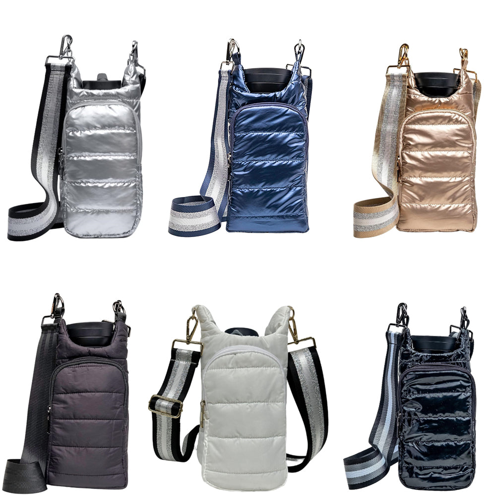 Bolsa con correa para botella de agua