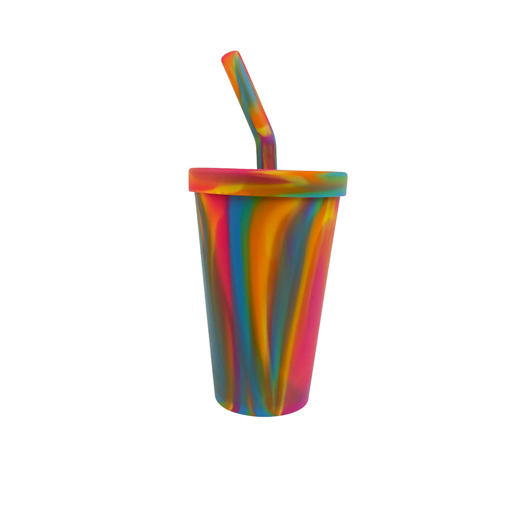 Taza de silicona tie-dye de 22 oz