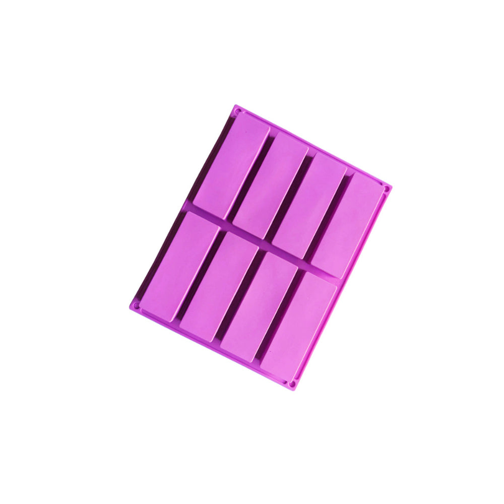 Molde rectangular de silicona para jabón