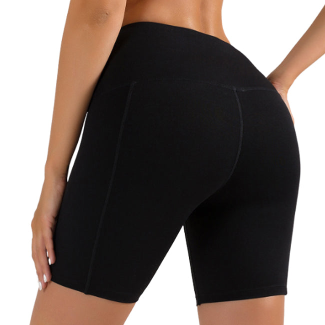 Pantalones cortos de entrenamiento de cintura alta