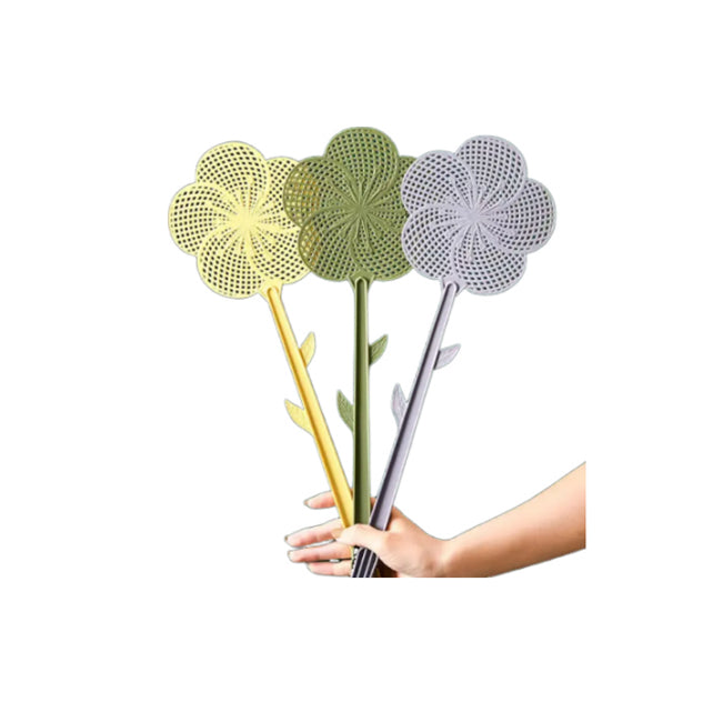 Flower Shape Plastic Fly Swatter