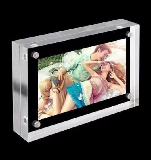 Cadre acrylique double face