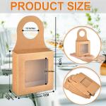 Kraft Red Wine Hook Box With Tag