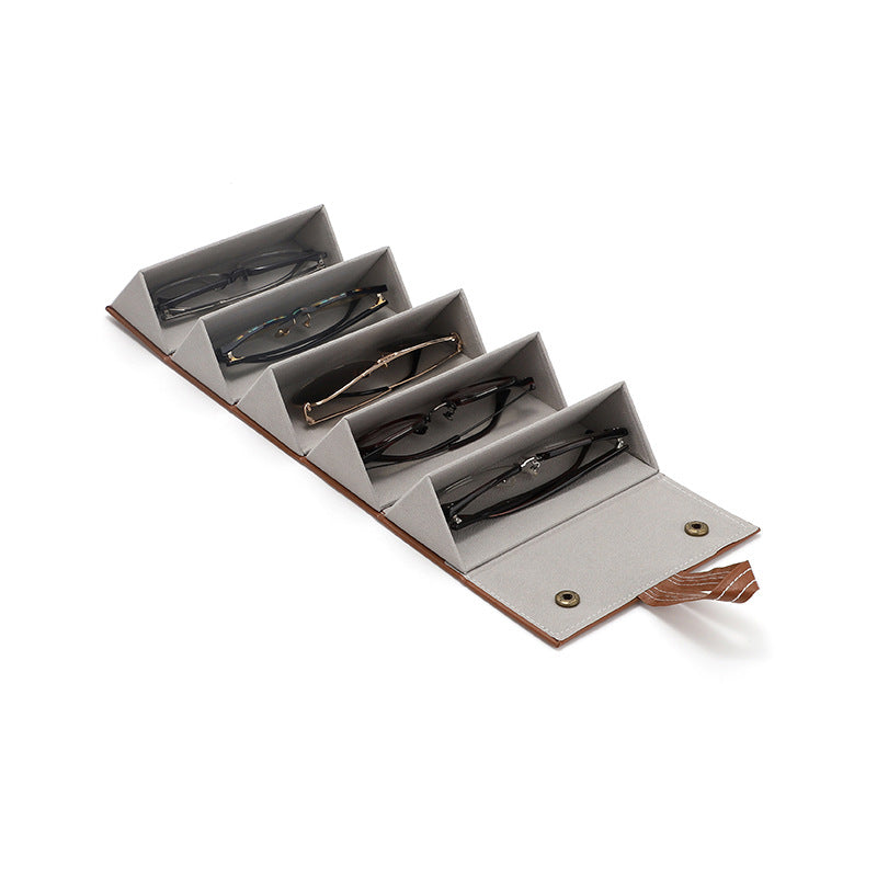 Étui à lunettes de voyage à 5 emplacements