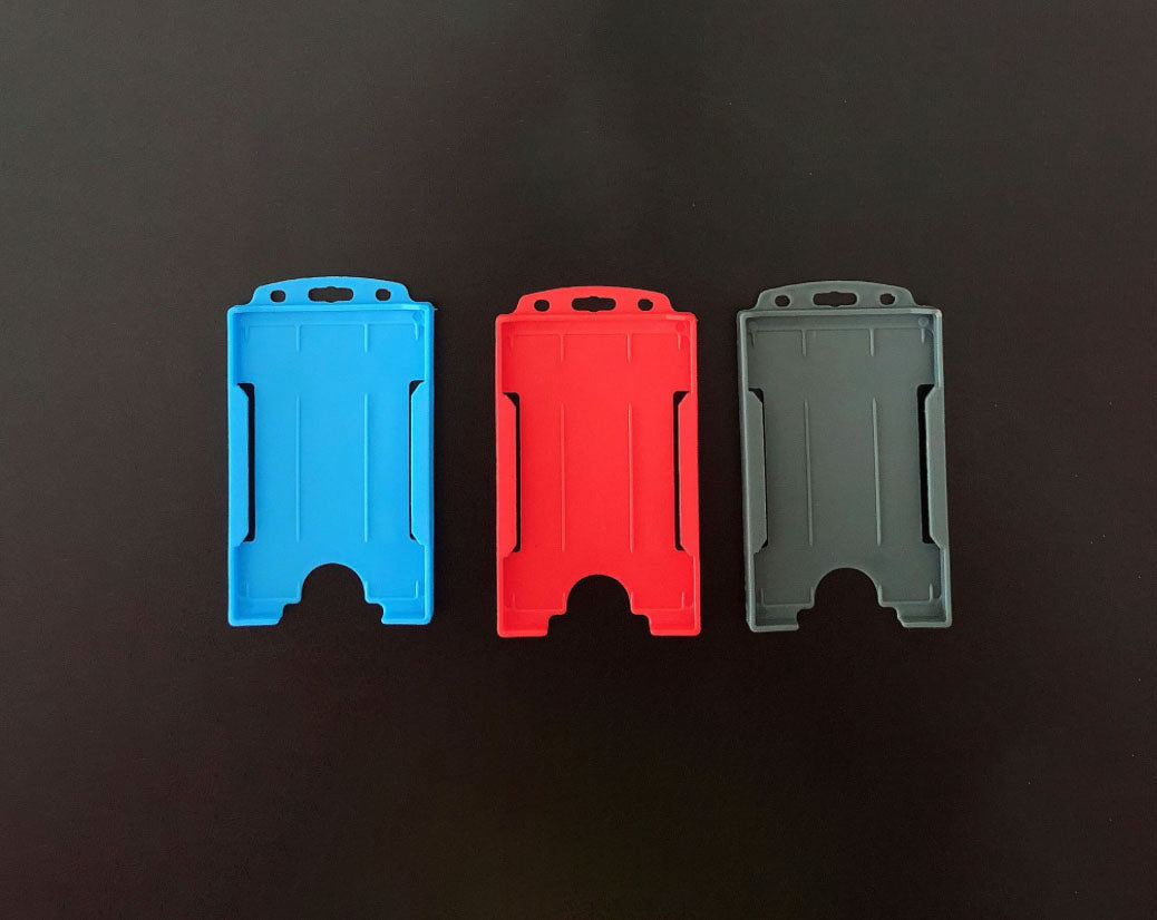 Porta tarjetas de plástico