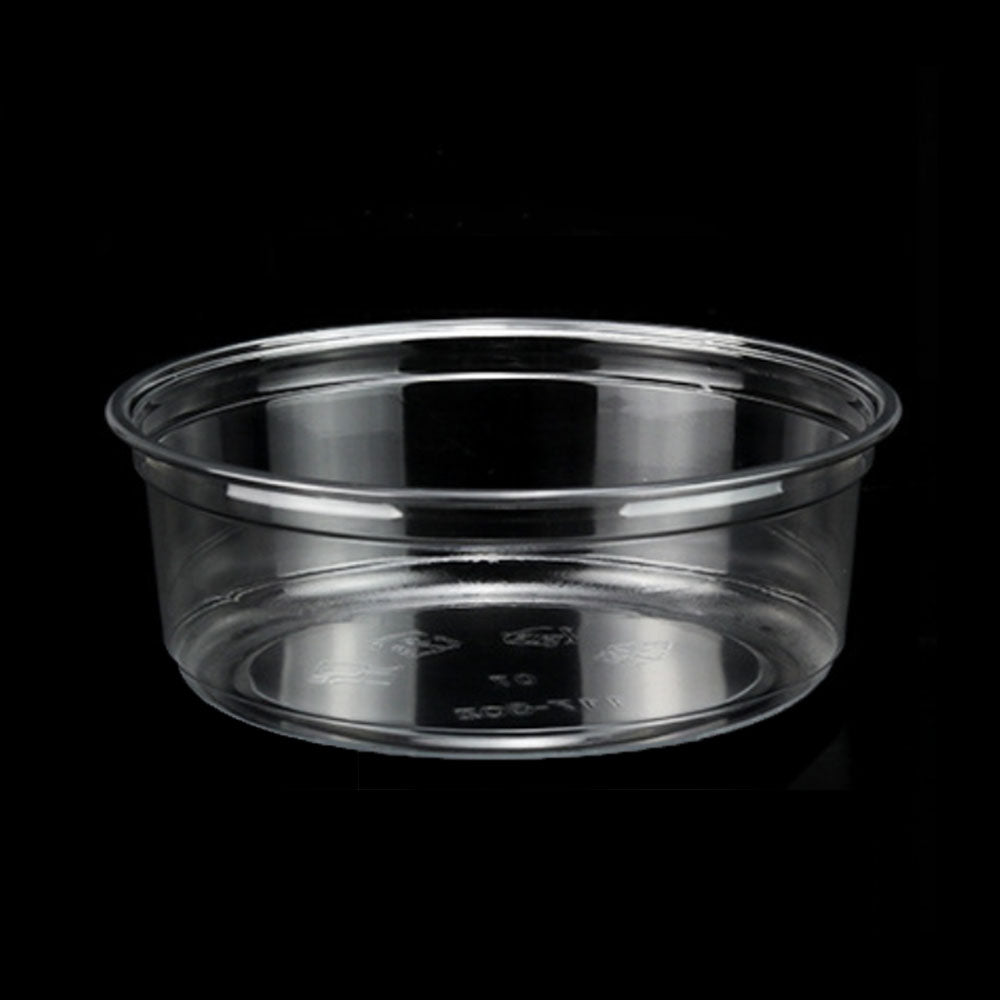 Bol en plastique transparent de 8 oz