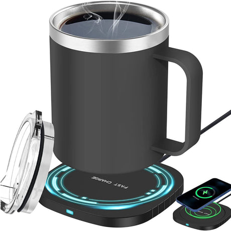 Coffee Mug Warmer & Mug Set