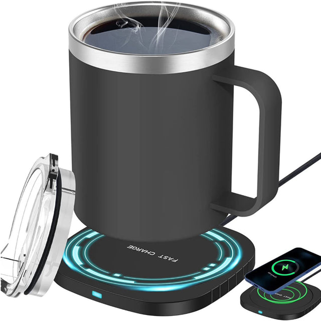 Coffee Mug Warmer & Mug Set