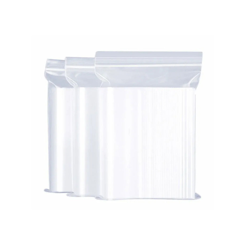 Bolsa de plástico transparente con cierre hermético