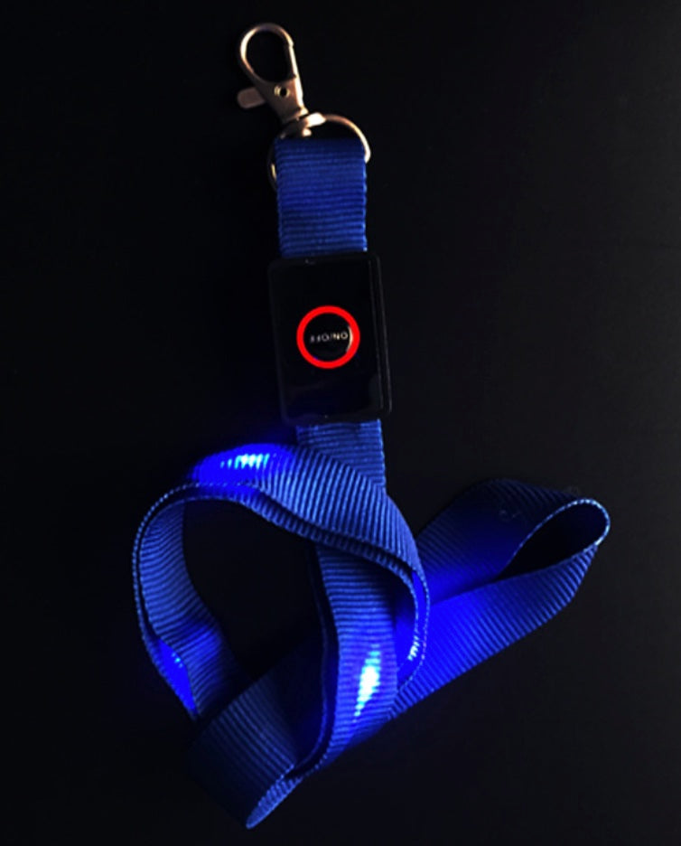Light Up Lanyard With 2 Clips