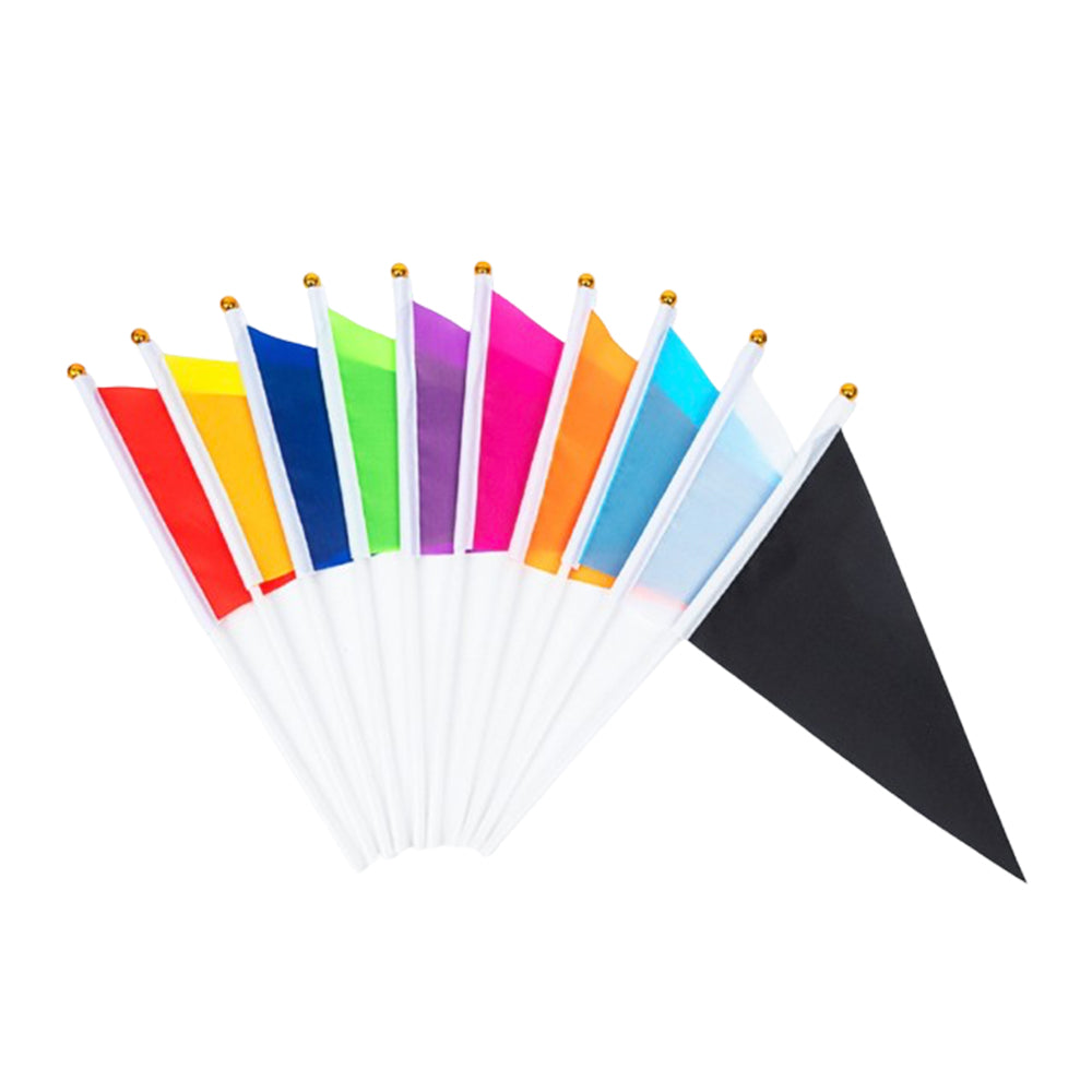 Custom Polyester Handheld Triangular Flag