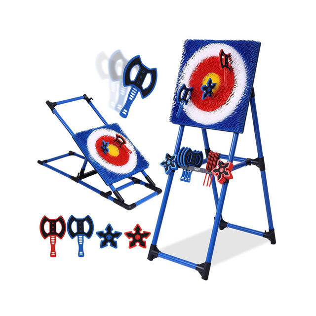 Children Axe & Star Dart Throwing Stand Game