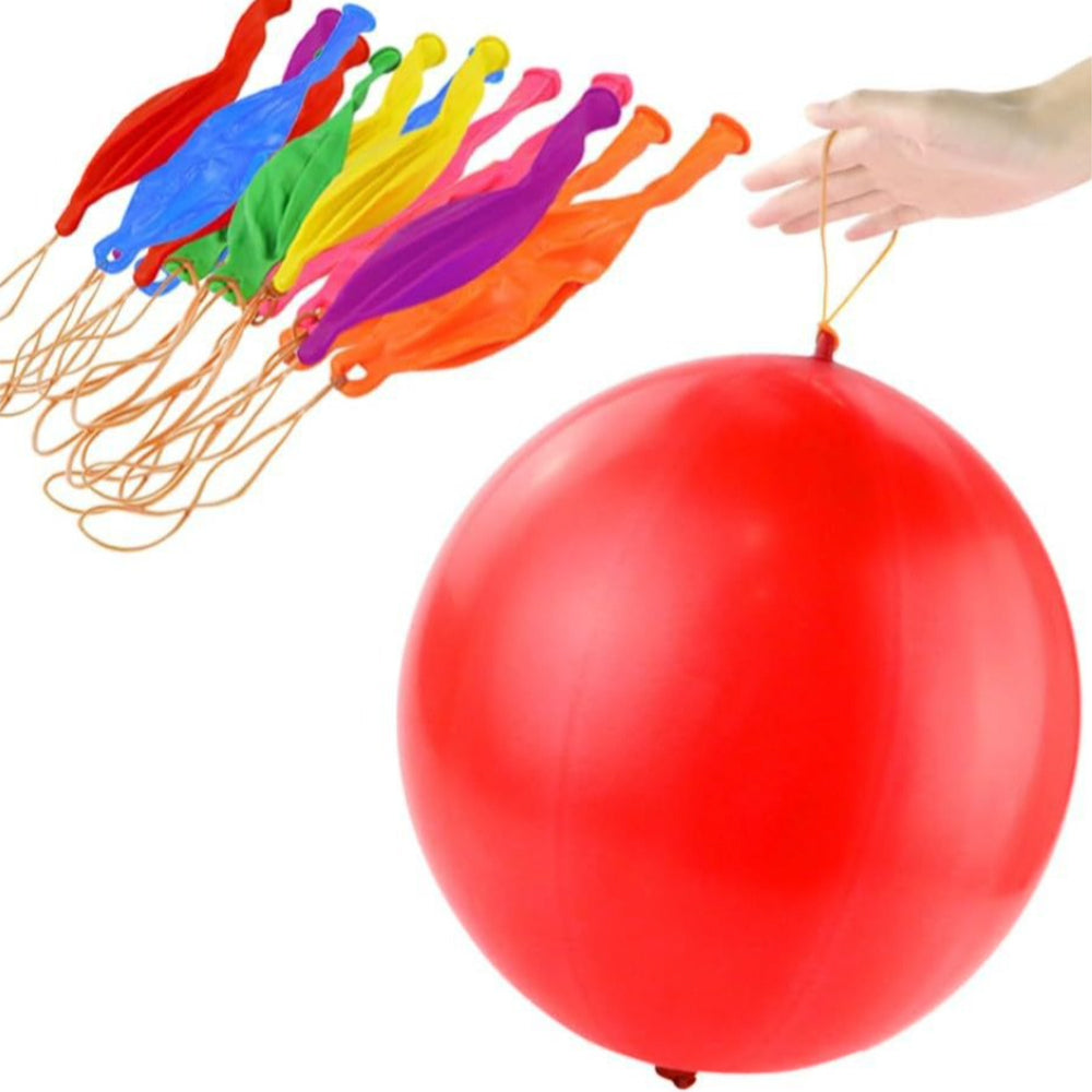 Globo inflable con forma de badajo de mano y pulsera elástica