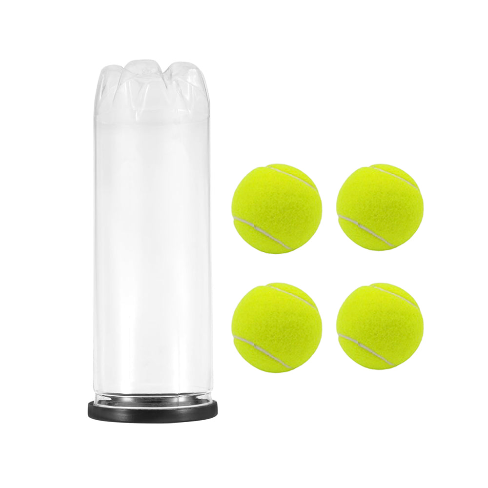Juego de 4 tubos para pelotas de tenis