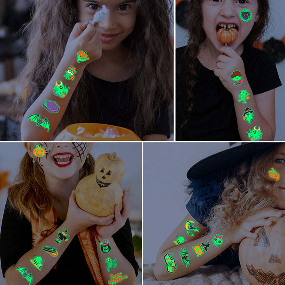 Glow-in-the-dark Temporary Tattoo Stickers