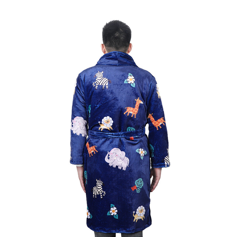 Ultra-soft Flannel Bathrobe