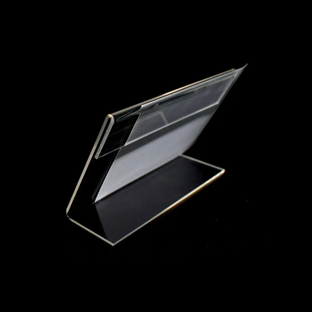 L-shaped Clear Acrylic Display Stand Holder