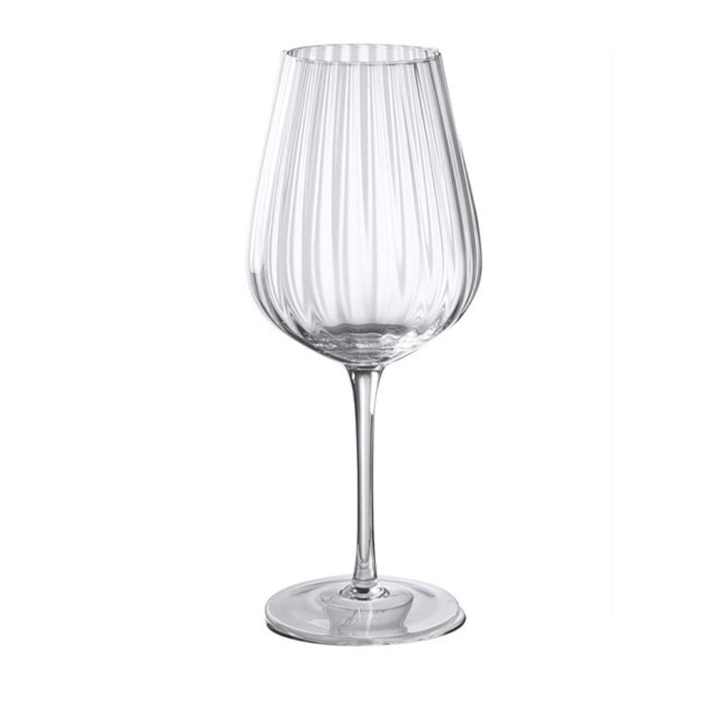 Striped Promotional Red Wine Glass