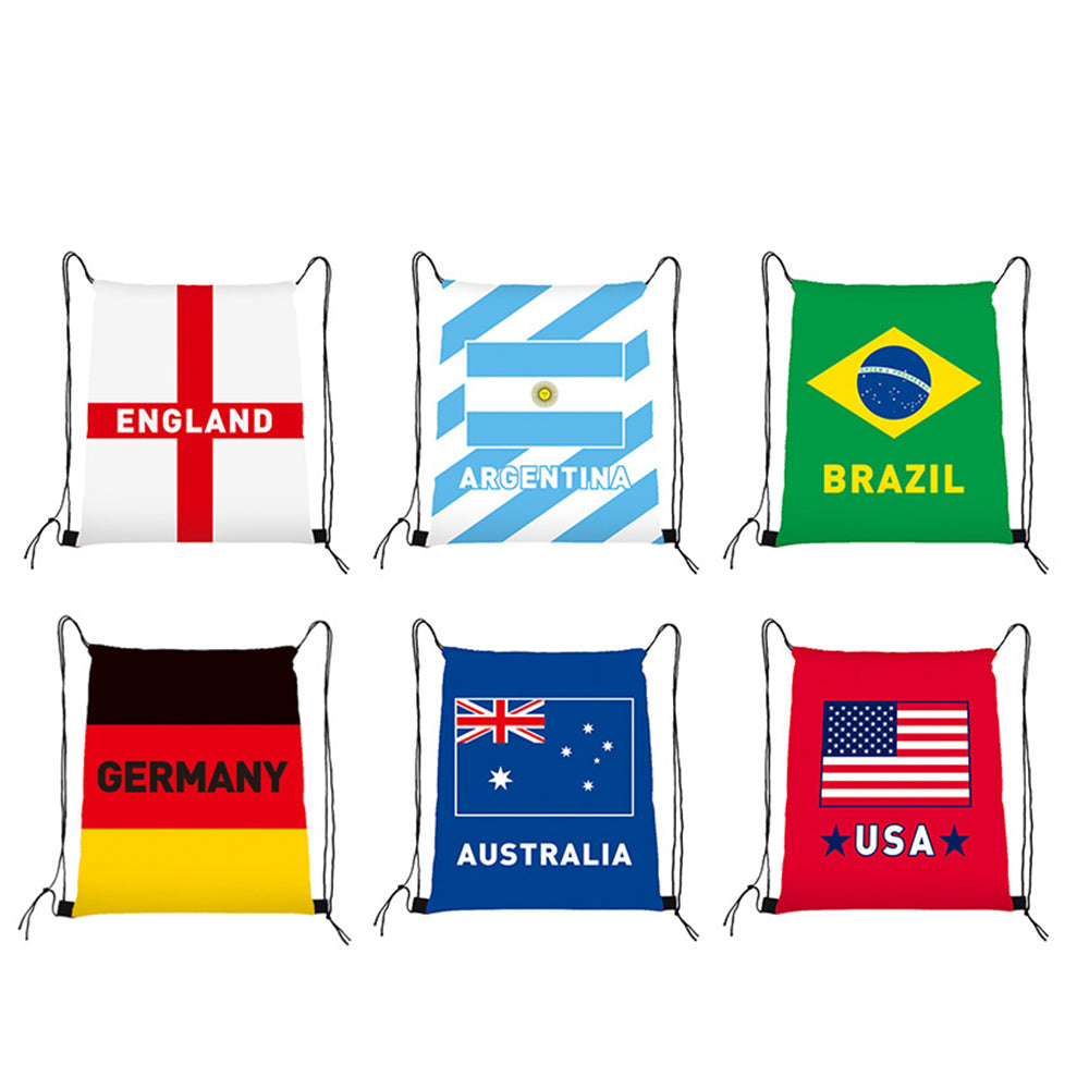 World Cup Polyester Drawstring Bag