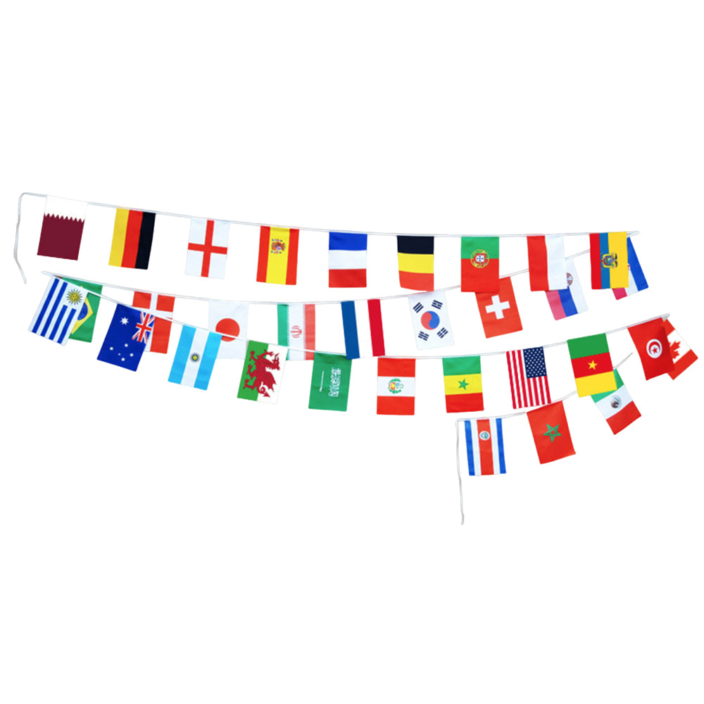 International Country Flag Bunting Banner