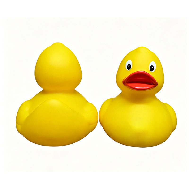 Upright Floating Rubber Duck