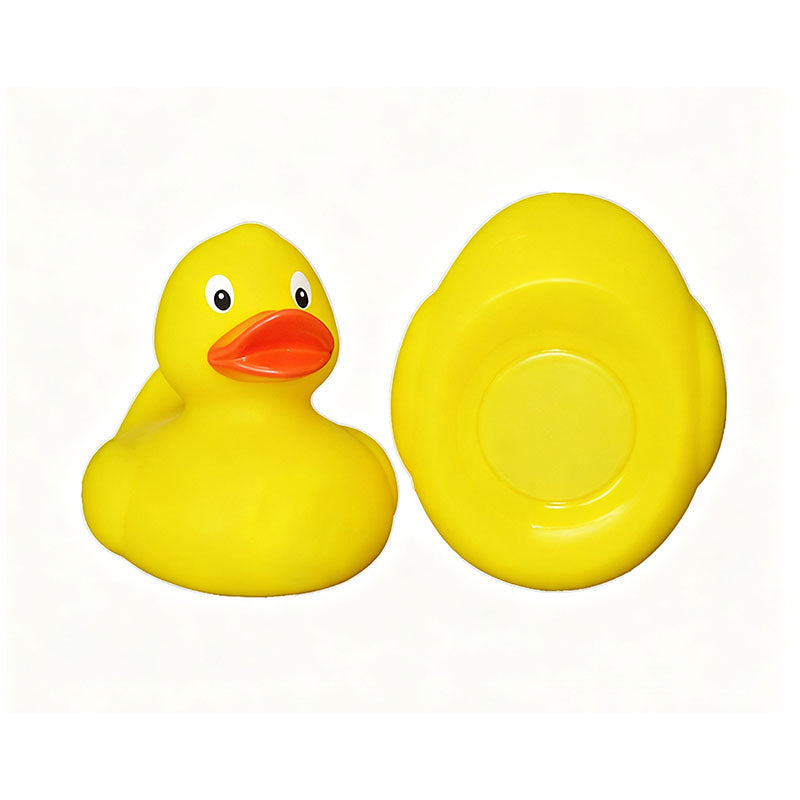 Upright Floating Rubber Duck