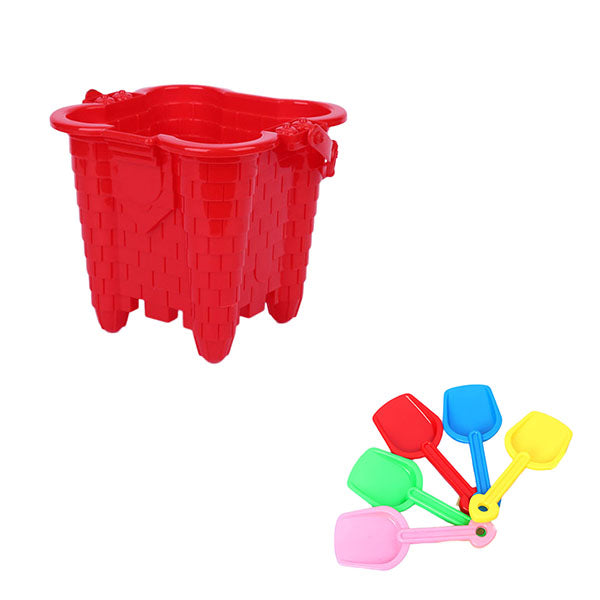 Ensemble seau et pelle de plage