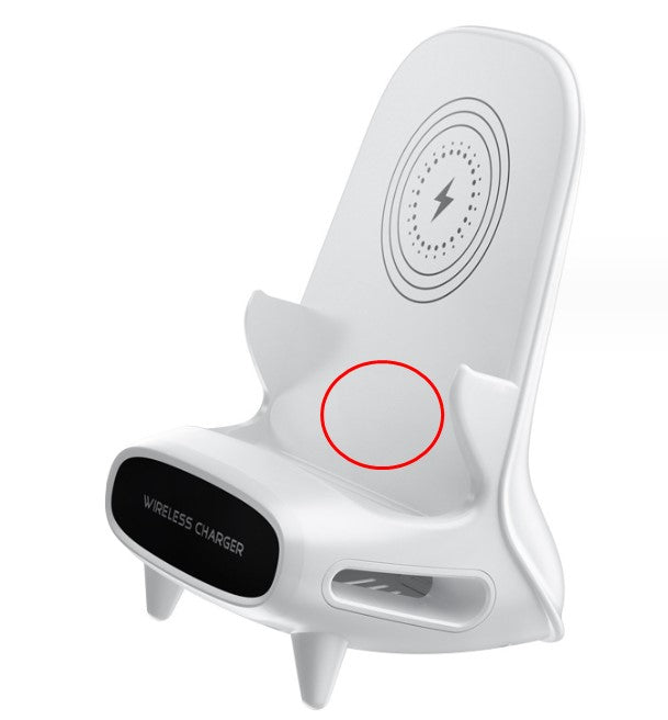 Cargador inalámbrico de 15 W con soporte para teléfono