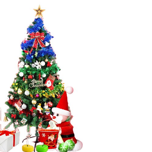 Árbol de Navidad con cadena de luces LED