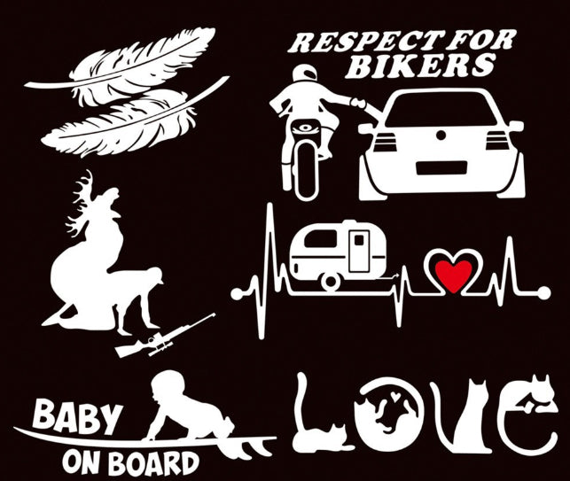 Pegatina reflectante para coche