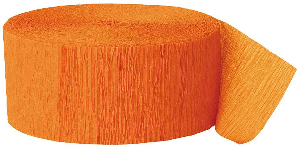 Serpentin en papier crépon