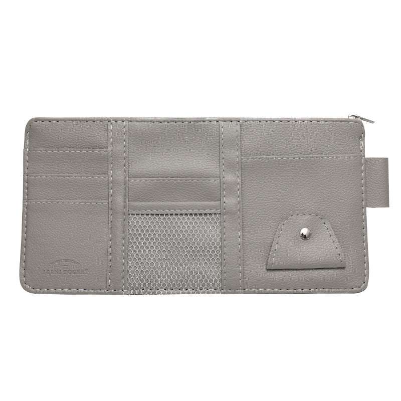 Organizador de viseras para coche