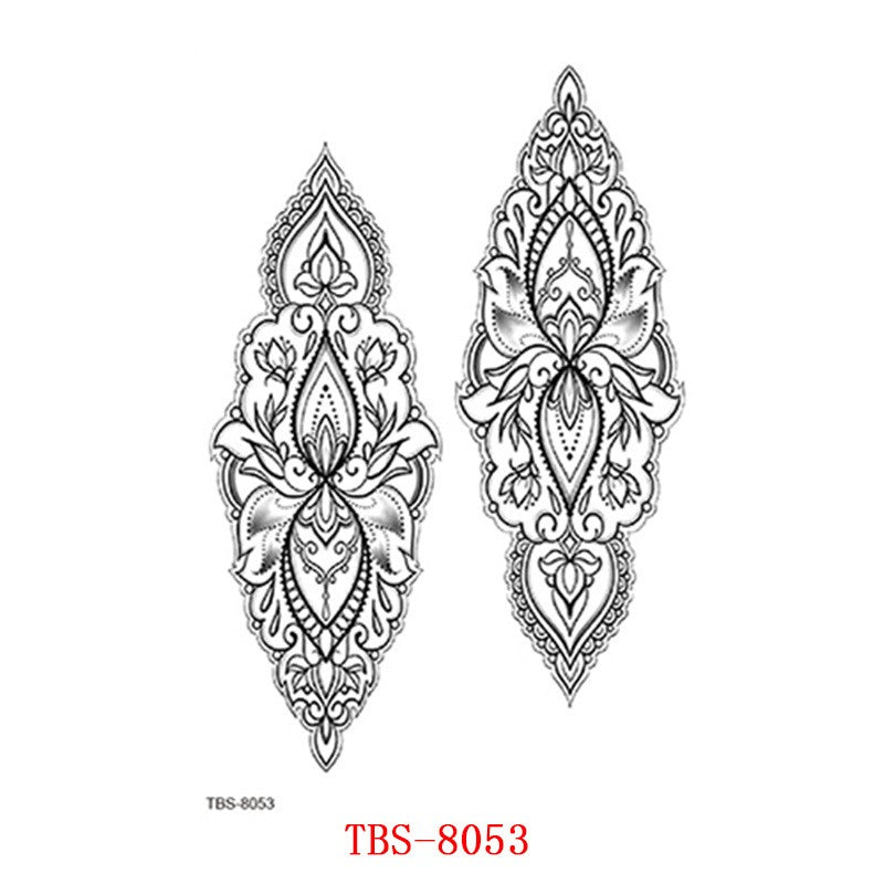 Tatuaje temporal clásico personalizado de 2" x 3"