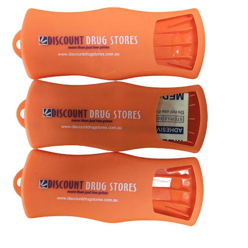 Distributeur coloré avec pansements standards