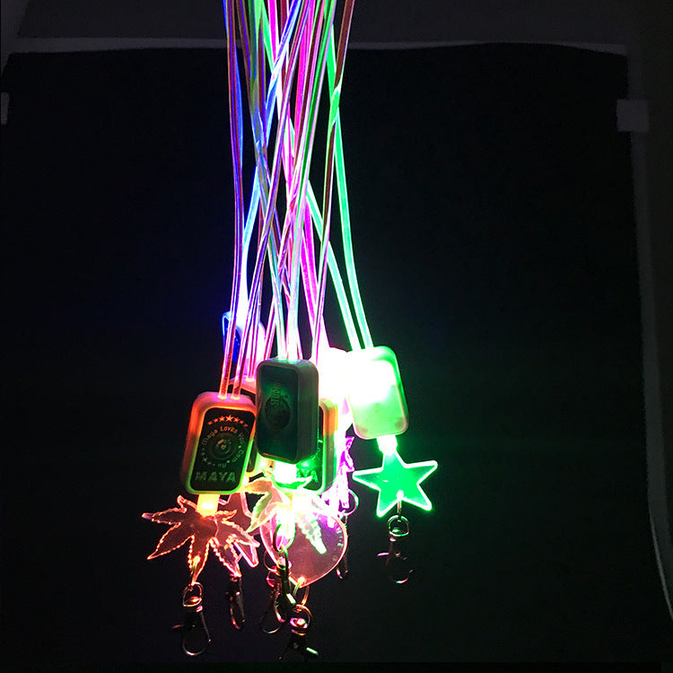 Light Up Snowflake Necklace