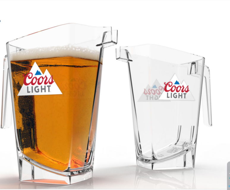 Taza de plástico de material de PC