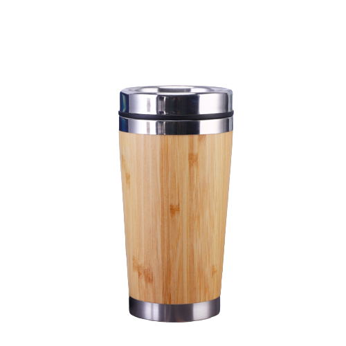 Vaso para coche con tapa de acero de 450 ml