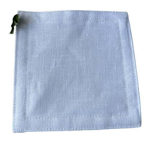 Dessous de verre en lin personnalisé