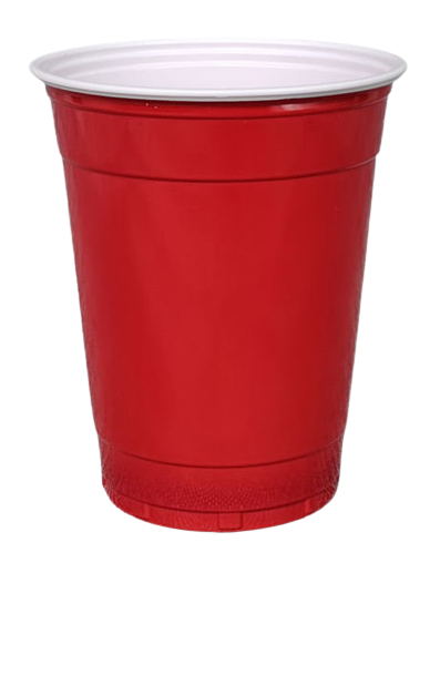 Vaso de una sola capa de dos colores de 12 oz