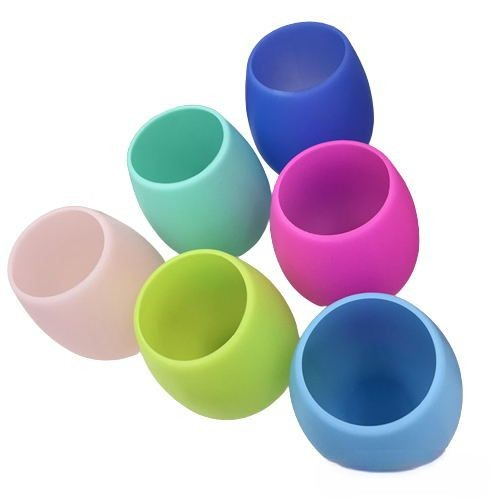 Mini copa de vino de silicona