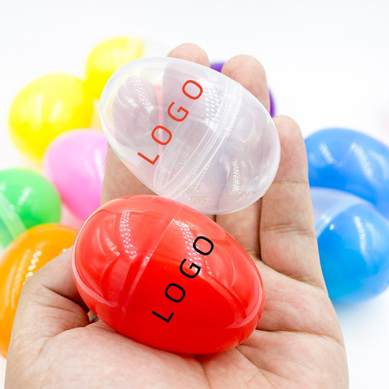 Œuf de Pâques promotionnel en plastique coloré