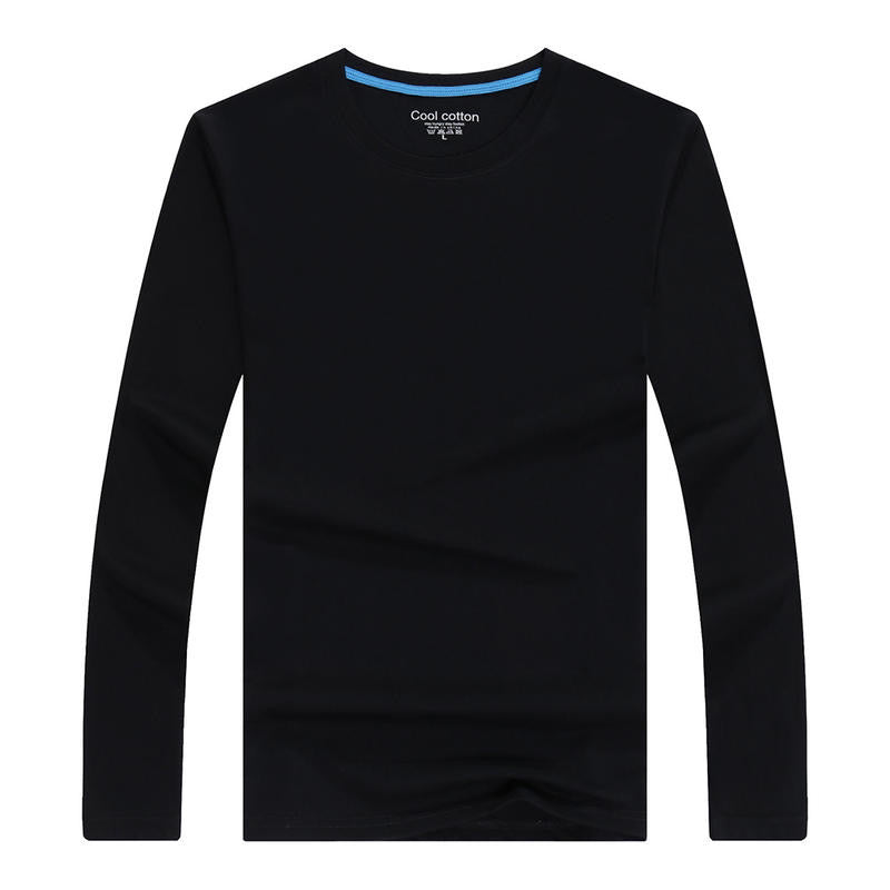 Camiseta de manga larga con cuello redondo